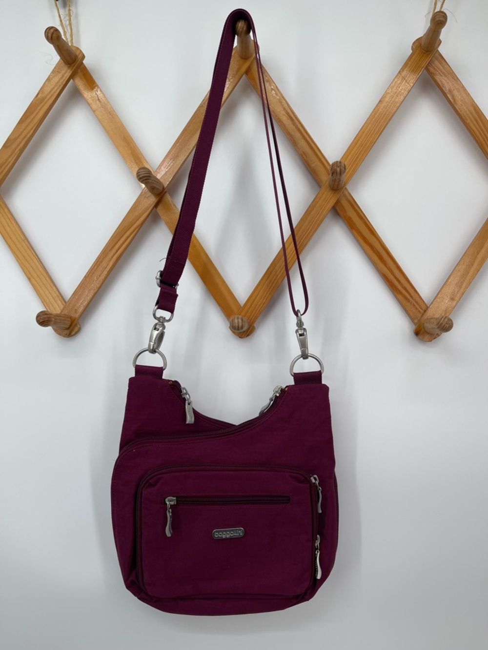 Baggallini Plum Crossbody Bag